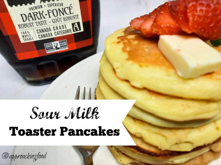 Sour Milk Toaster Pancakes