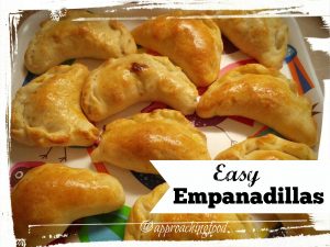 Freshly baked empanadillas