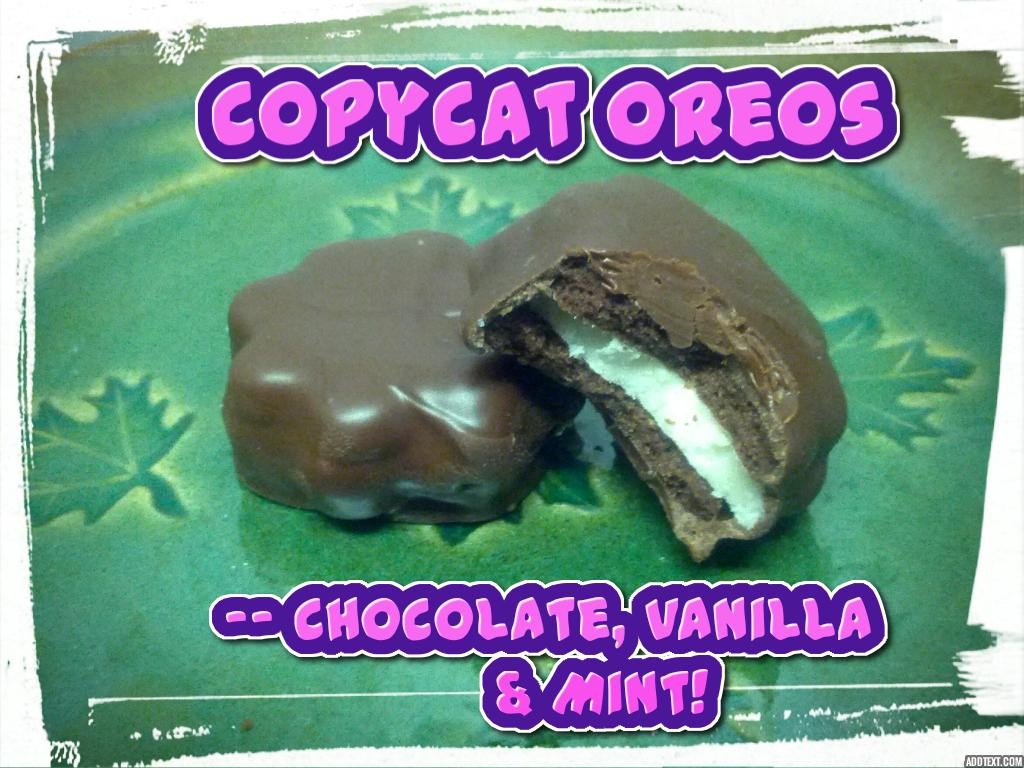 Copycat Oreos text