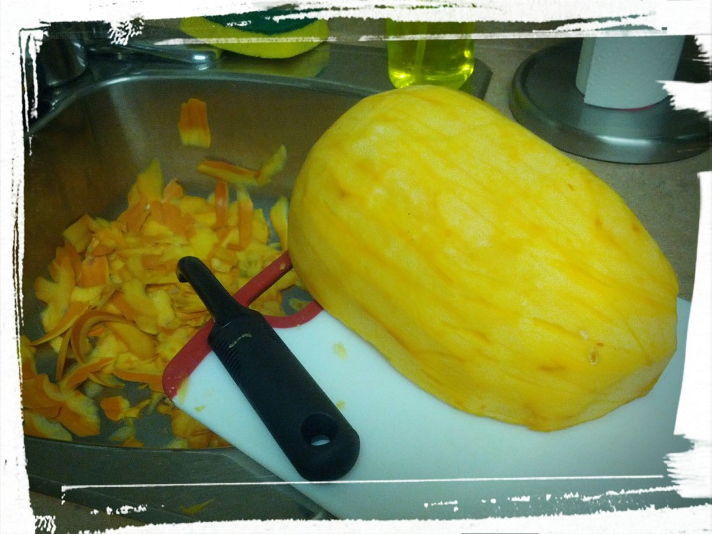 pumpkin peeled