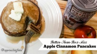 Better-Than-Box-Mix Apple Cinnamon Pancakes