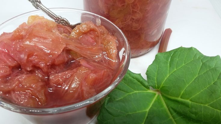 Deceptively Simple Stewed Rhubarb