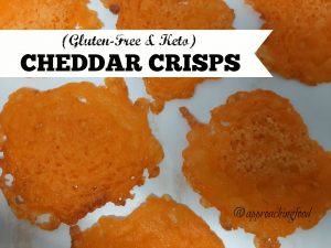 Cheese crisps that resemble potato chips...but made entirely of cheese.