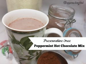 Cup of preservative-free peppermint hot chocolate, anyone?