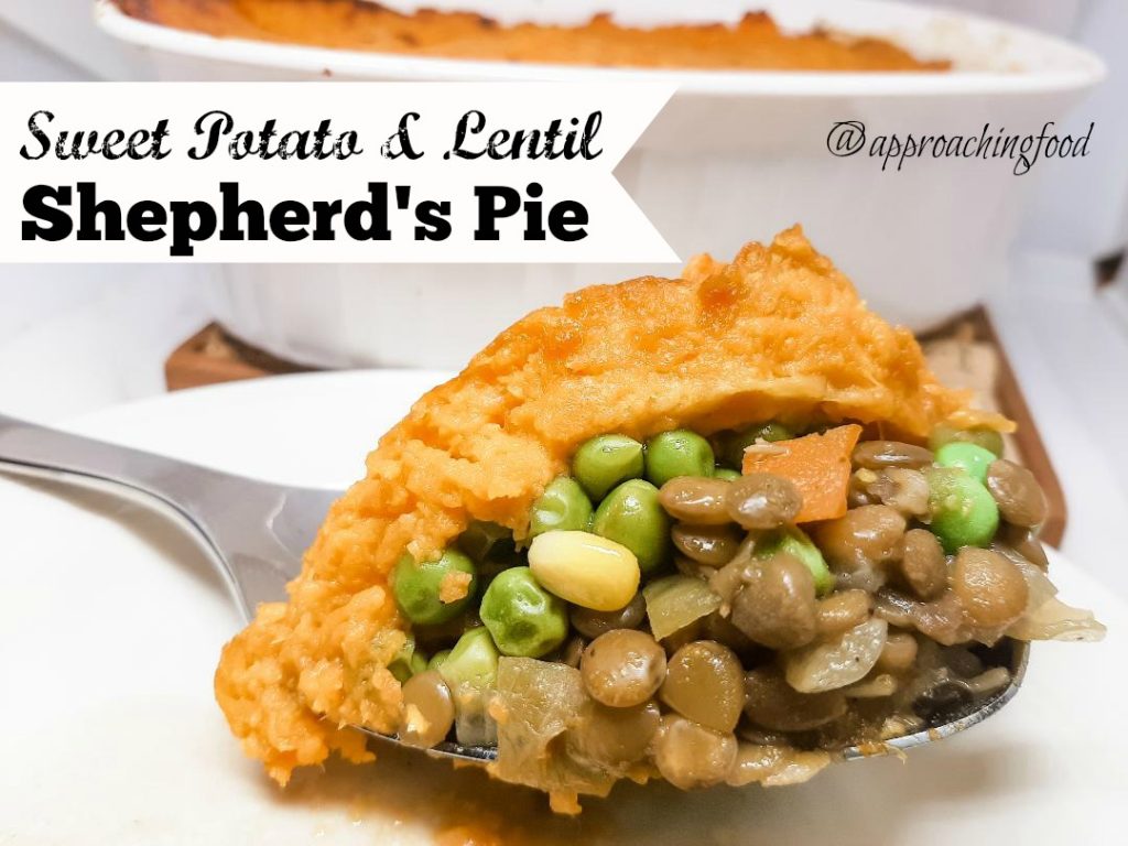 A yummy scoop of healthy shepherd's pie. 