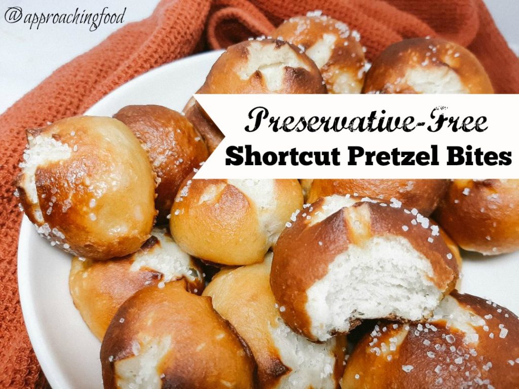 A bowlful of freshly baked pretzel bites solves just about anything!