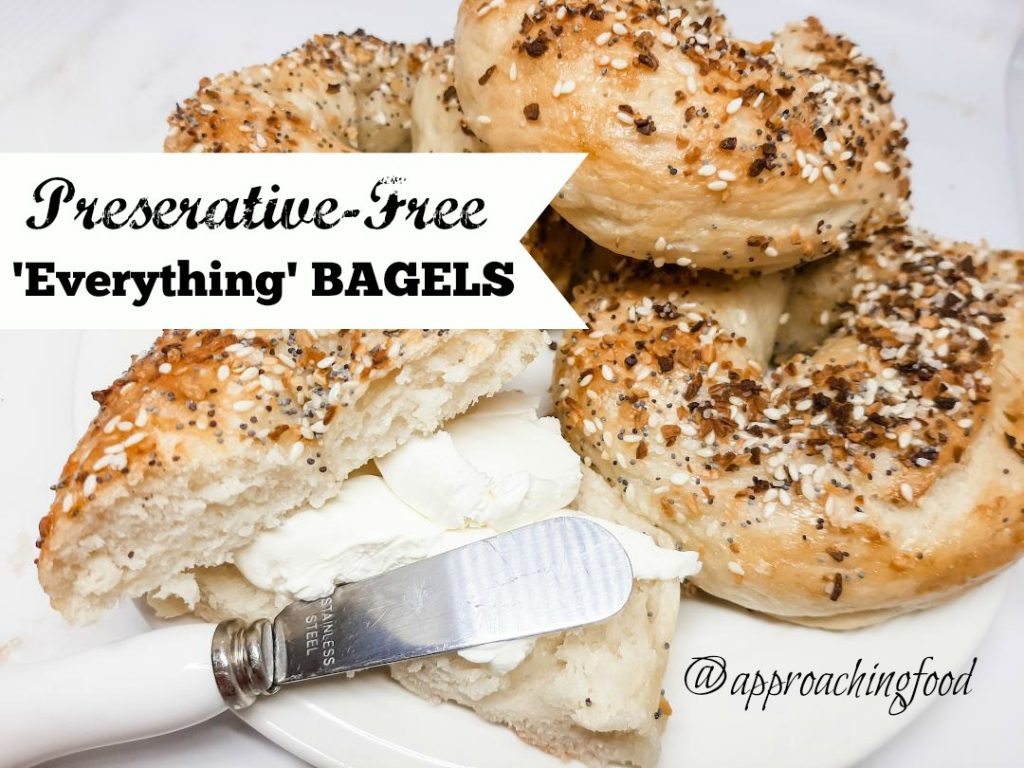 Freshly baked bagels smeared with cream cheese? Yes, please!