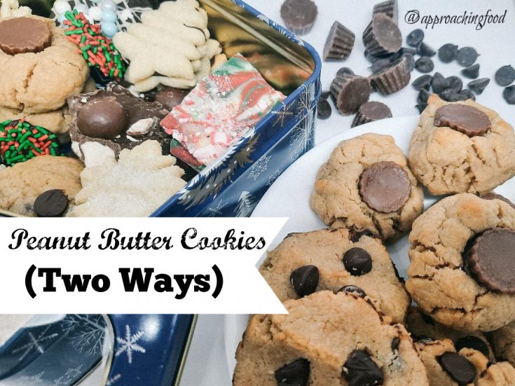 Chocolate Peanut Butter Cookies, Two Ways