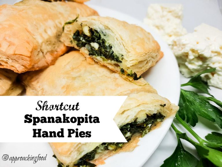 Golden pastry filled with seasoned spinach and crumbled feta