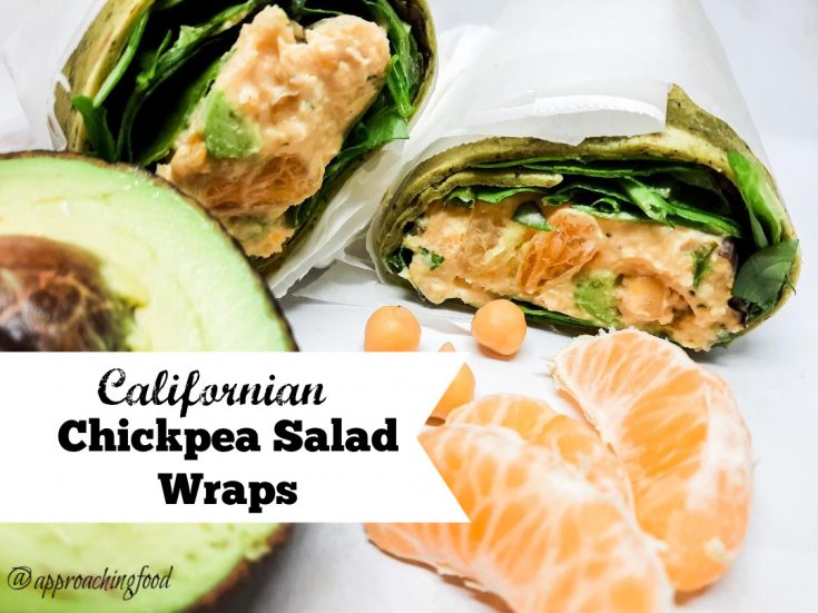Californian Chickpea Salad Wraps
