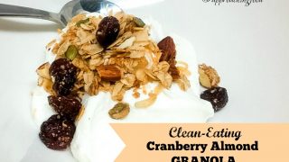 Clean-Eating Cranberry Almond Granola