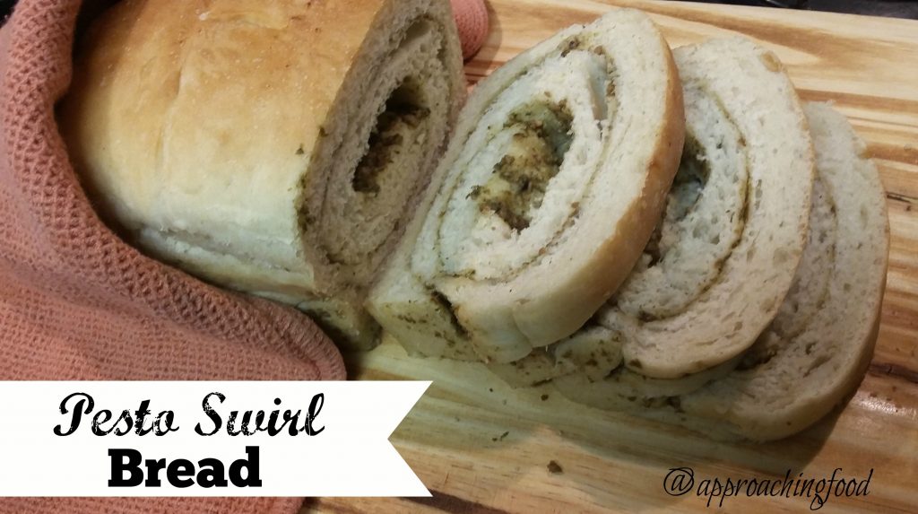 Pesto Swirl Bread aka How to Up Your Soup Game - Approaching Food