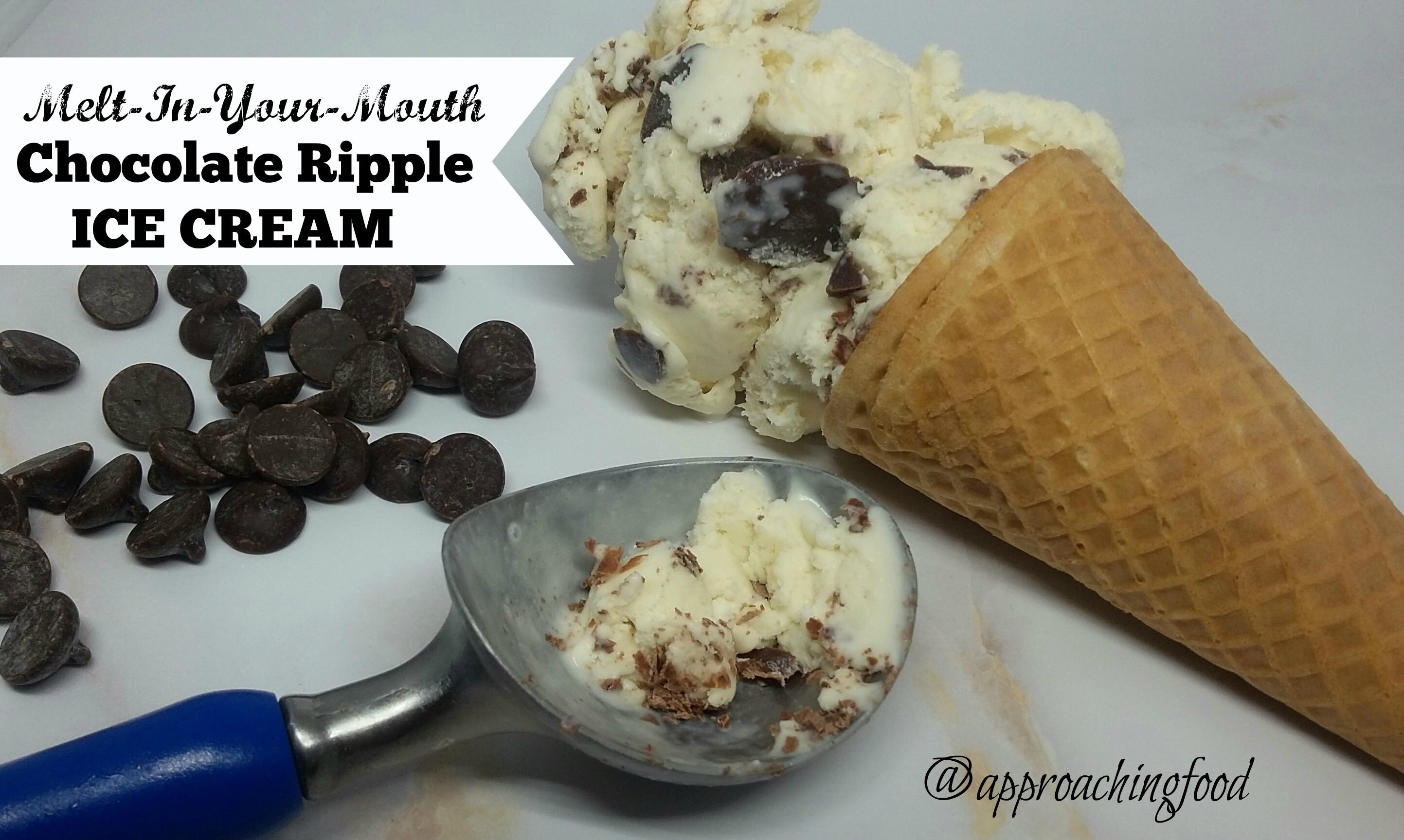Melt-In-Your-Mouth Chocolate Ripple Ice Cream: A No-Churn Ice Cream ...