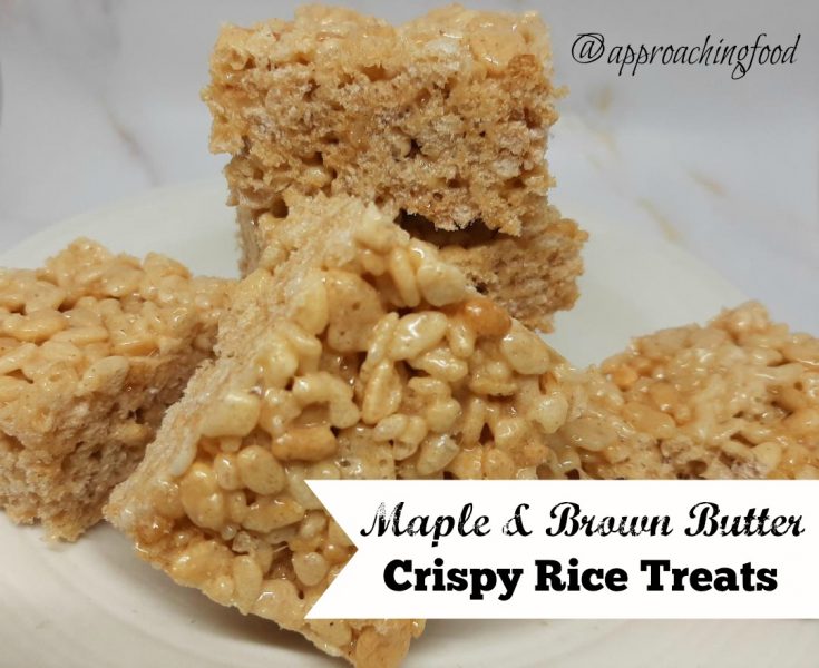 Maple & Brown Butter Crispy Rice Treats