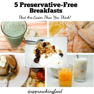 5 easy, healthy, and delish preservative-free breakfast recipes!